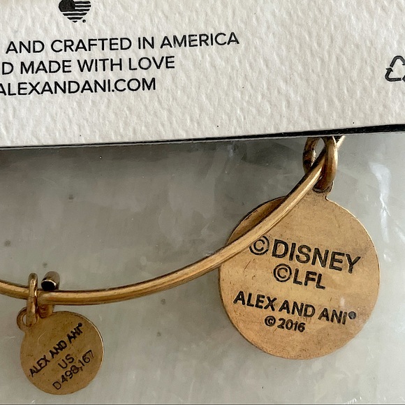 Alex and Ani Gold Princess Leia Star Wars Bracelet - Picture 4 of 8